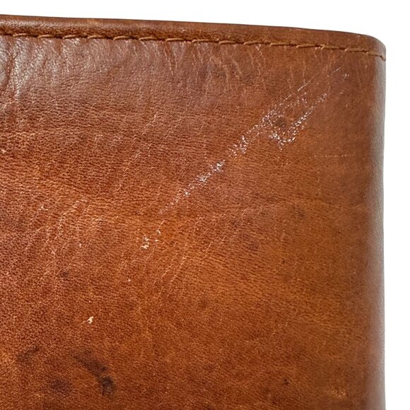 Tommy Hilfiger Mens Wallet Brown Leather RIFD Hipster Bi-Fold - Picture 10 of 11